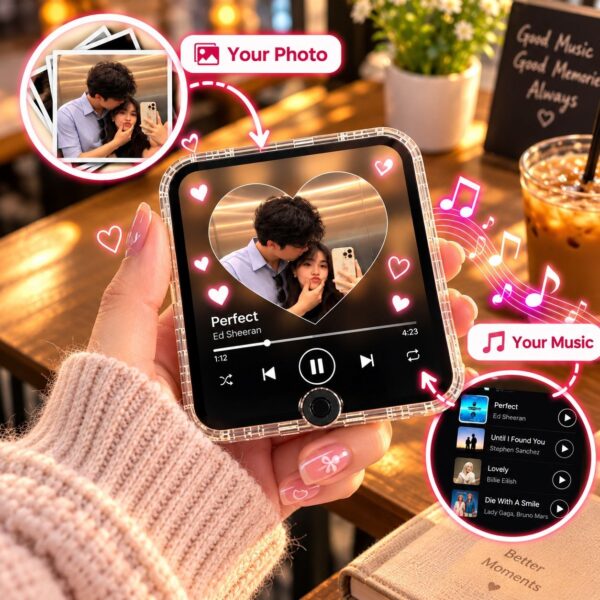 MusicBox-Heart Customize your Fridge Magnet ((Memories)