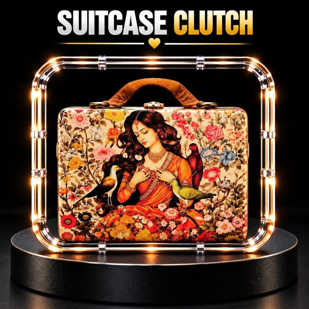 Suitcase Clutch