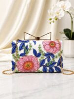 Imported Premium Quality - Beautiful Rose Clutch - Image 2