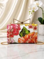 Imported Premium Quality - Beautiful Rose Clutch - Image 6