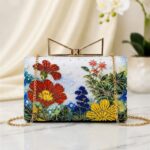 Imported Premium Quality - Beautiful Rose Clutch