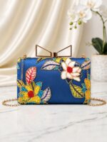 Imported Premium Quality - Beautiful Rose Clutch - Image 10