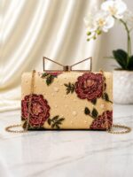 Imported Premium Quality - Beautiful Rose Clutch - Image 11