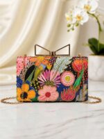 Imported Premium Quality - Beautiful Rose Clutch - Image 12