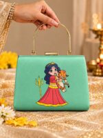 Puja Special Premium Quality- Imported Printed Clutches 🔆Big Size🔆 - Image 8