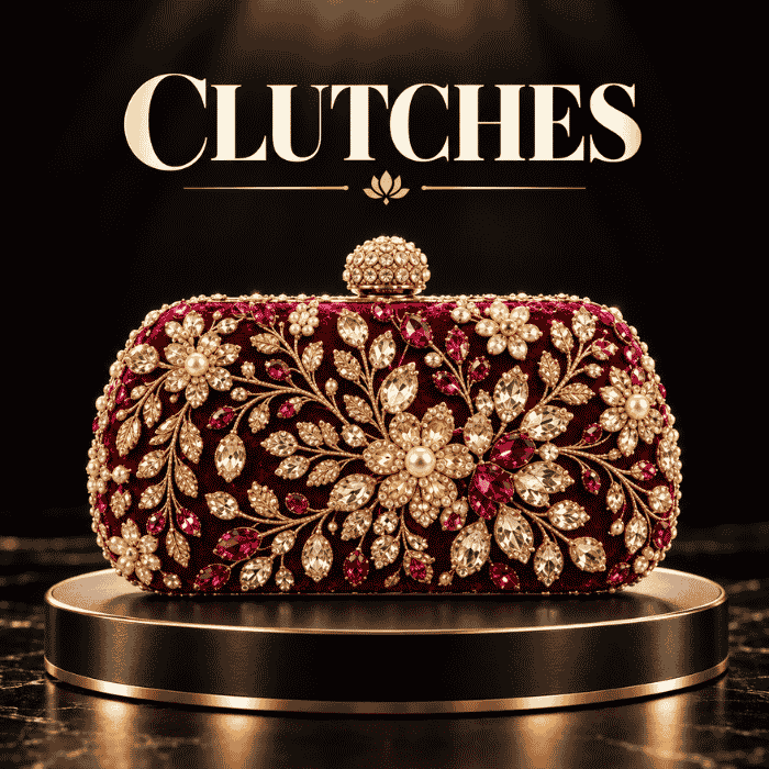 Embellished clutch from Beauty Gallery