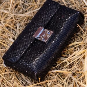 Raat Rani Evening Clutch – Black