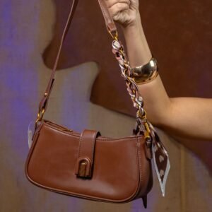 Saanjh Saddle Sling Bag – Brown